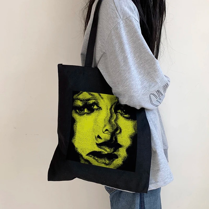 Women'S Vegan Bags - Horror Women Canvas Bag Punk Vintage