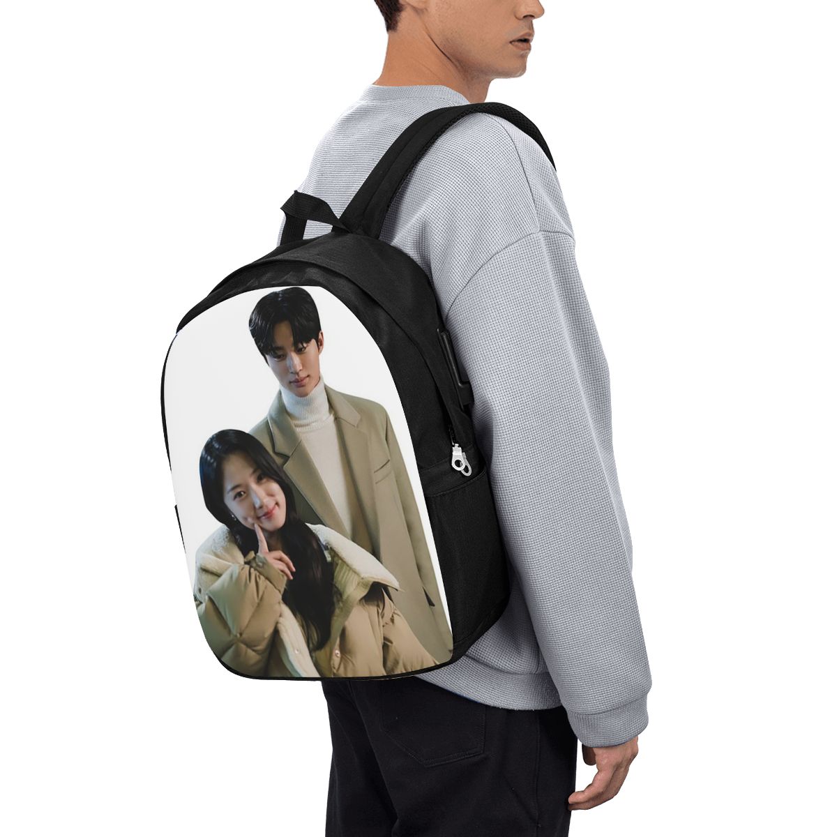 Women Bags For Travel - Lovely Runner Kdrama Fanart Backpack Travel