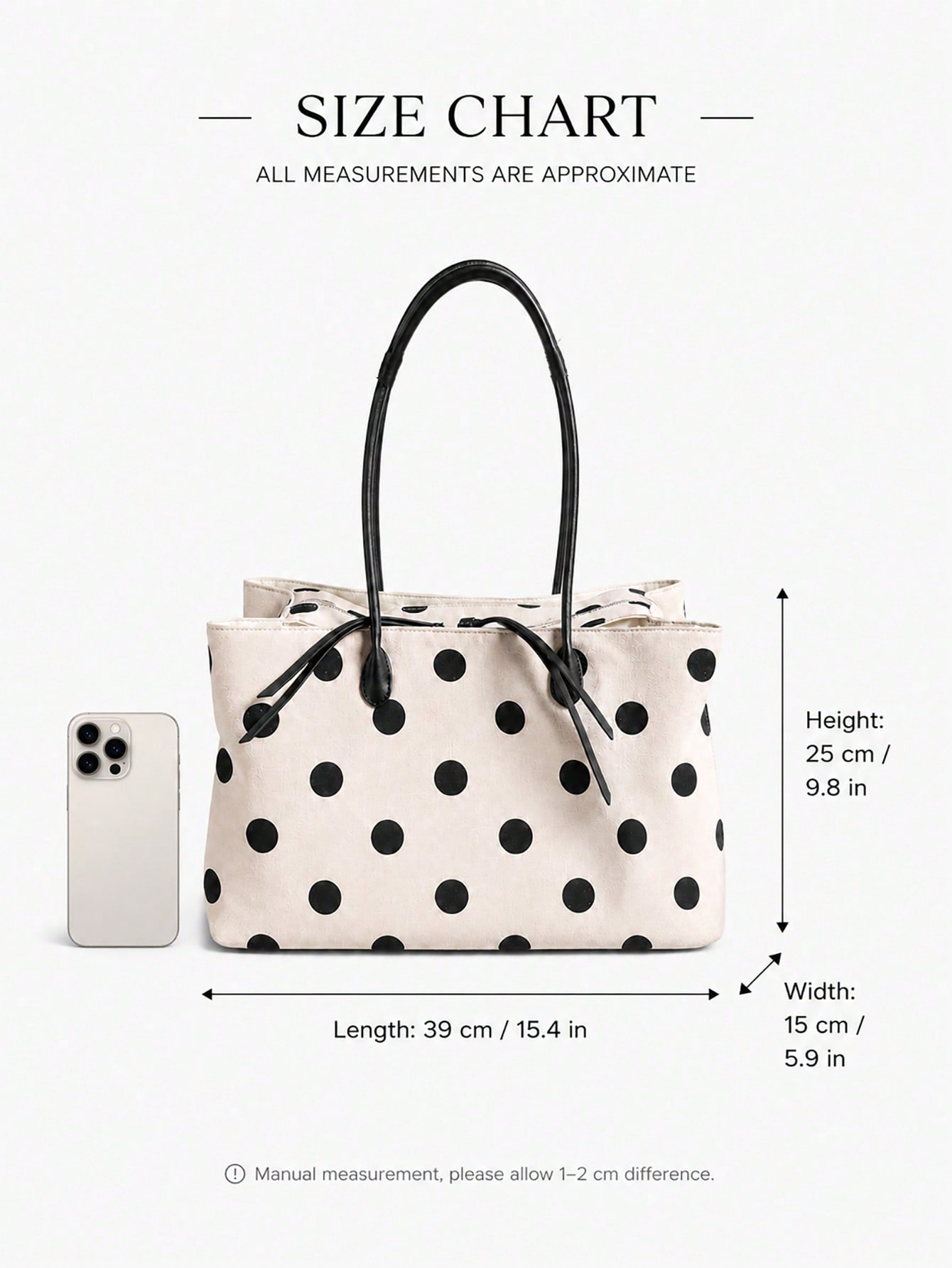 Large Capacity Linen Polka Dot - Women'S Tote Bags For Work review and price