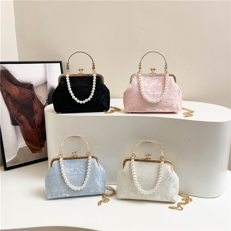 Vintage Classic Lace Bag pearl - Women'S Vegan Bags review and price