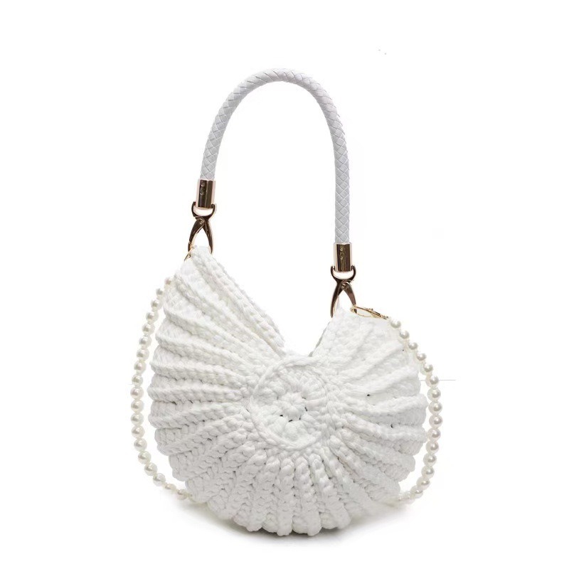 Creative Conch Shaped Crochet  - Women Bags Handmade review and price