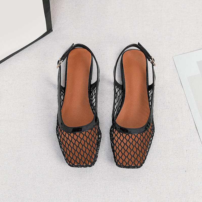 Mesh square head slippers bag  - Women Bags And Shoes review and price