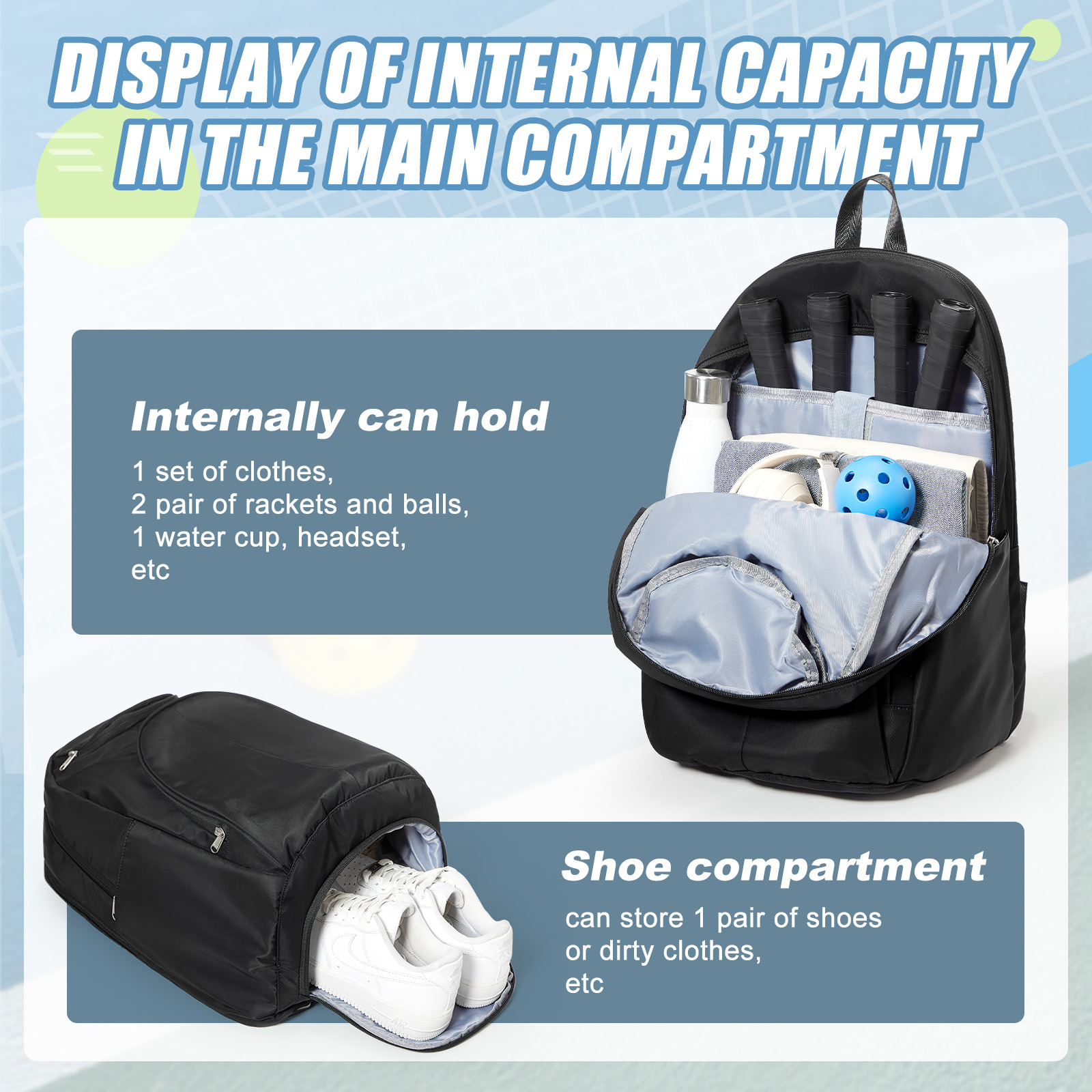 Tennis Bag Tennis Backpack 2 R - Women Bags And Shoes review and price