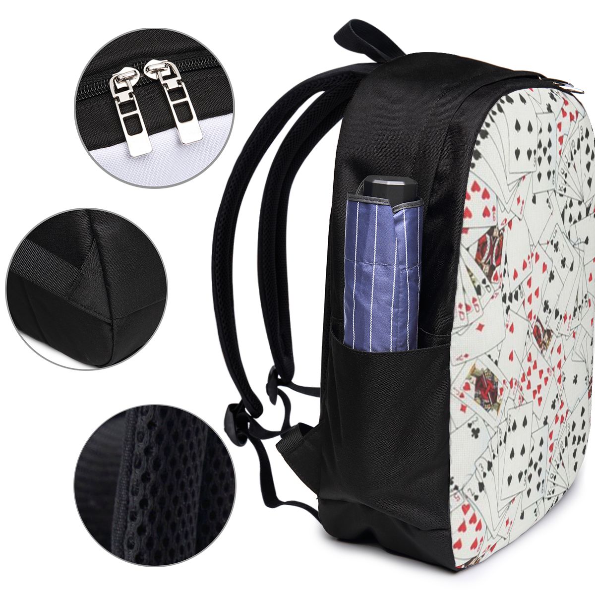 Playing Cards Poker Print Back - Women Bags For Travel review and price