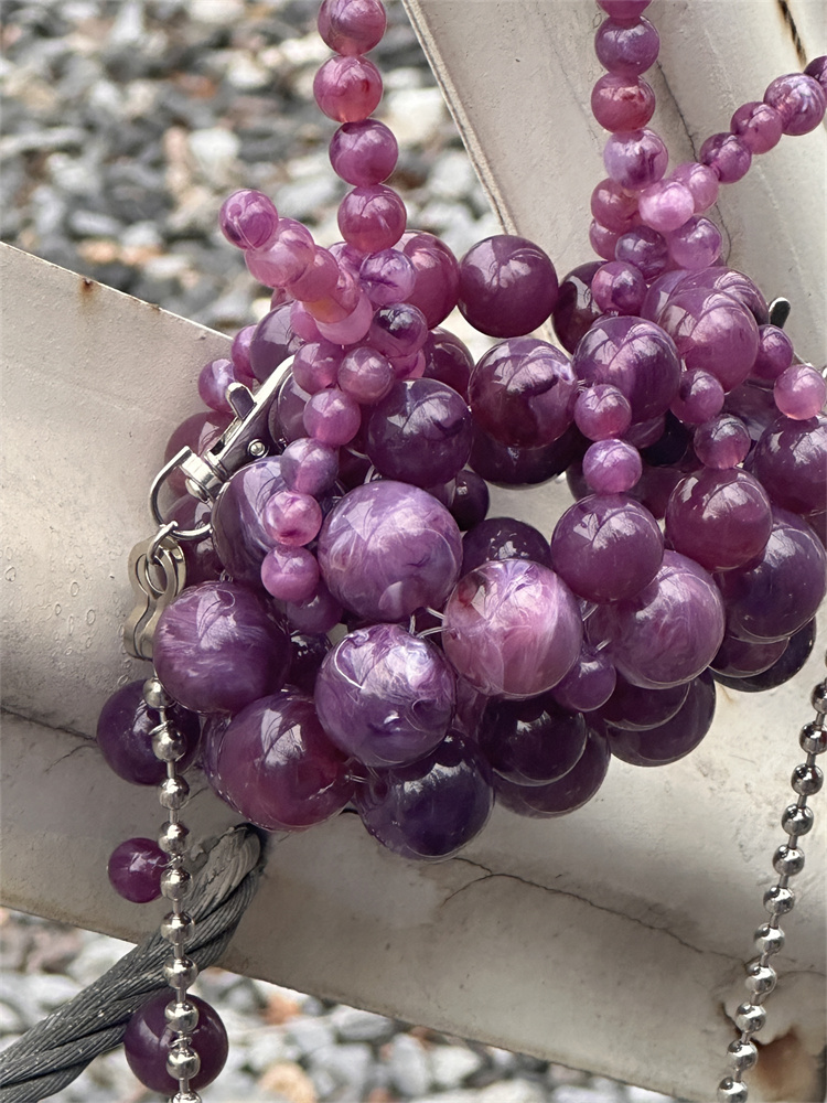 Girls Mini Purple Beaded  Clut - Women'S Vegan Bags review and price