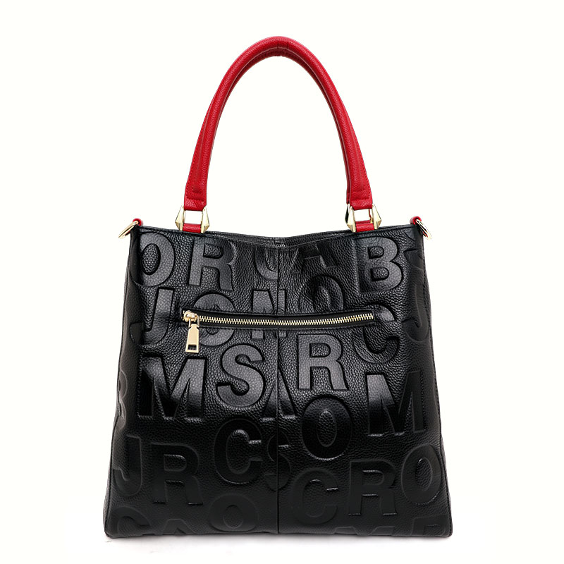Genuine Cowhide Embossed Lette - Women'S Tote Bags For Work review and price