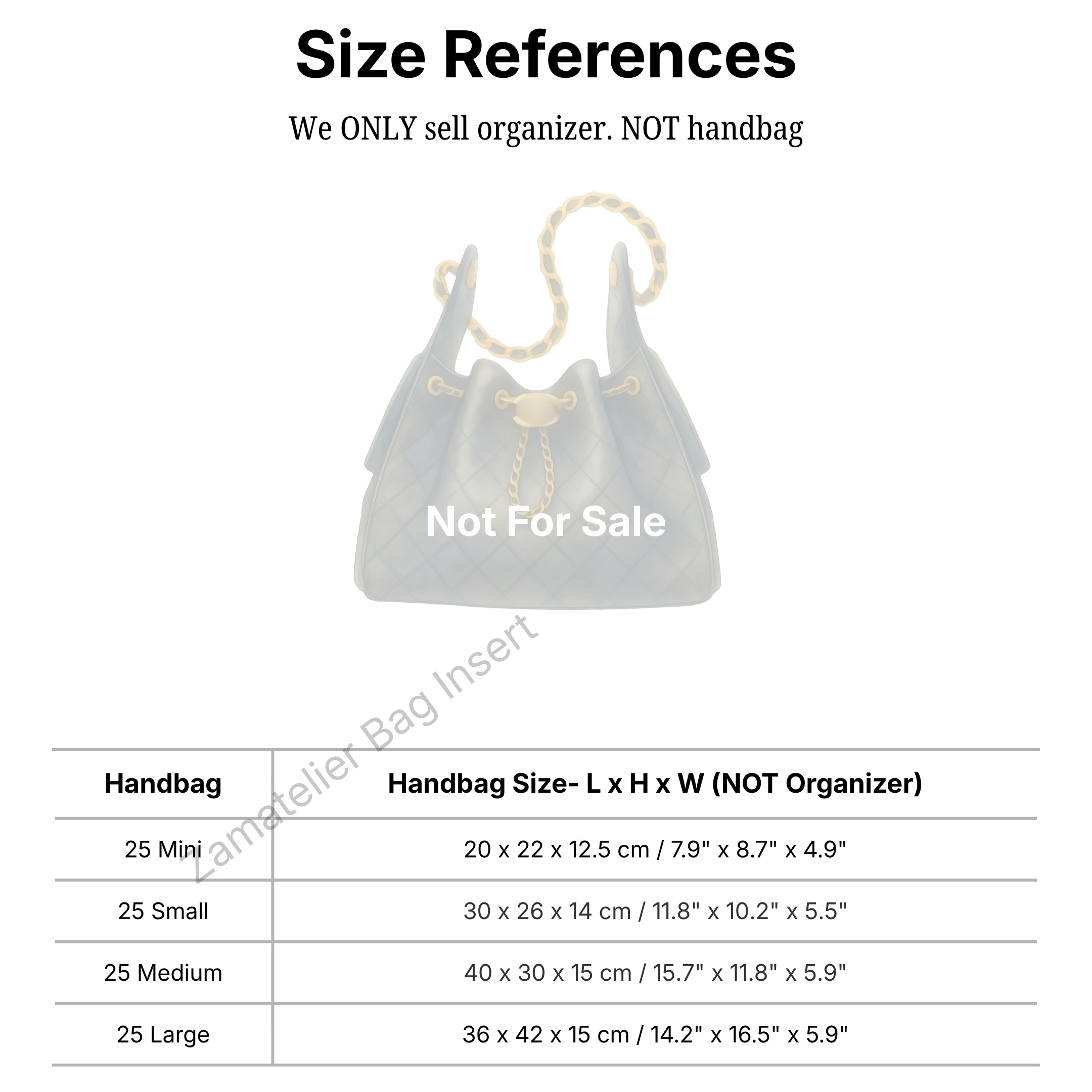 Custom Made Silk Insert for CC - Women'S Bag review and price