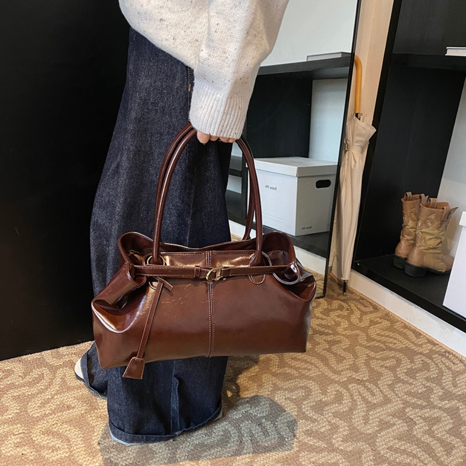 Winter Oil PU Leather Hobo Han - Women'S Tote Bags For Work review and price