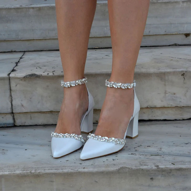 Pointed High Heel Thick Heel S - Women Bags And Shoes review and price