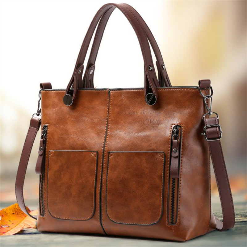 Retro Leather Handbag Shoulder - Women'S Vegan Bags review and price
