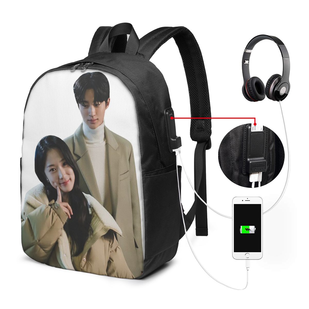 Lovely Runner Kdrama Fanart Ba - Women Bags For Travel review and price